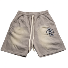 Load image into Gallery viewer, GRAFFITI LOGO STATEMENT SHORTS (GREY)