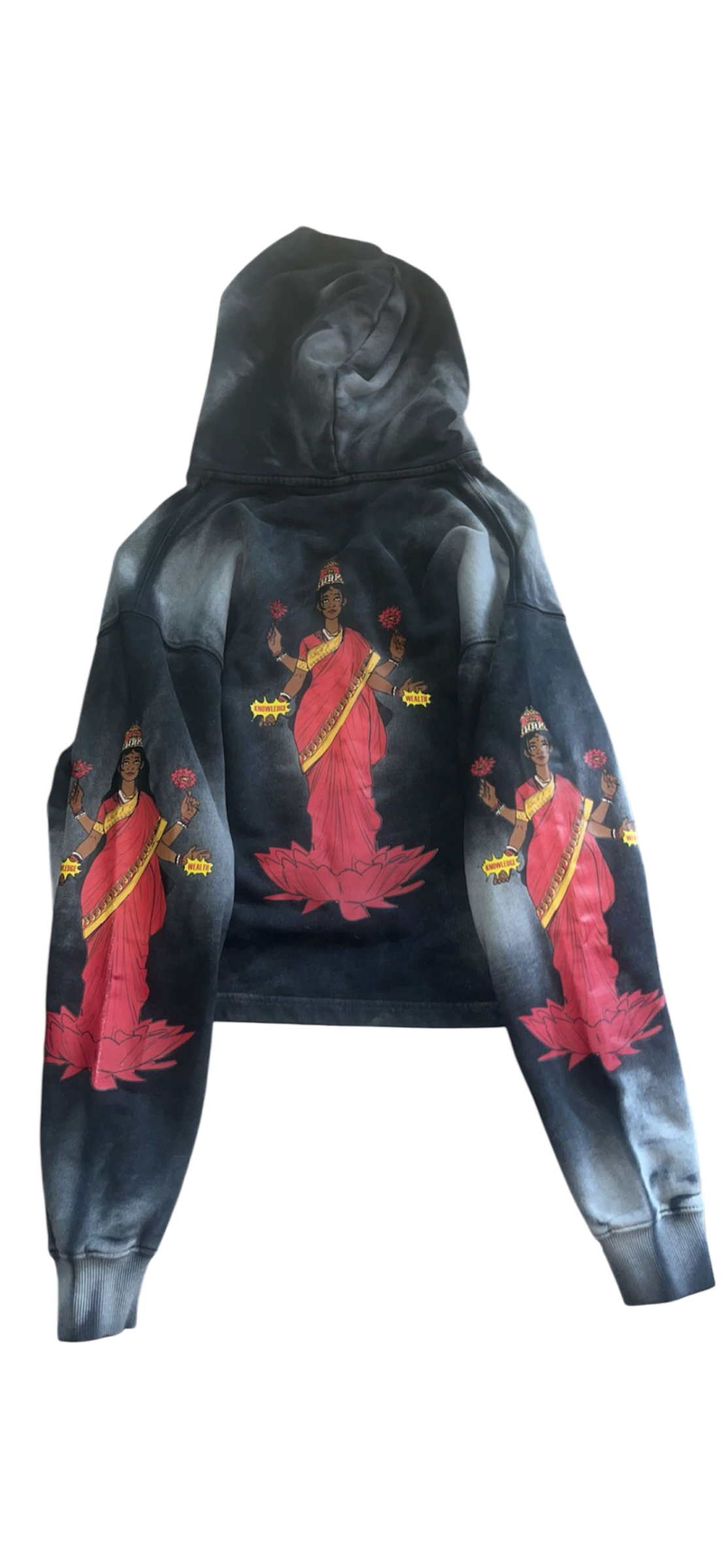 Goddess of Wealth Zip Up Hoodie